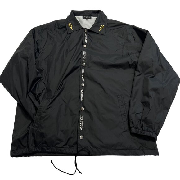 Shadow Hill Windbreaker Jacket in Black - Picture 1 of 3